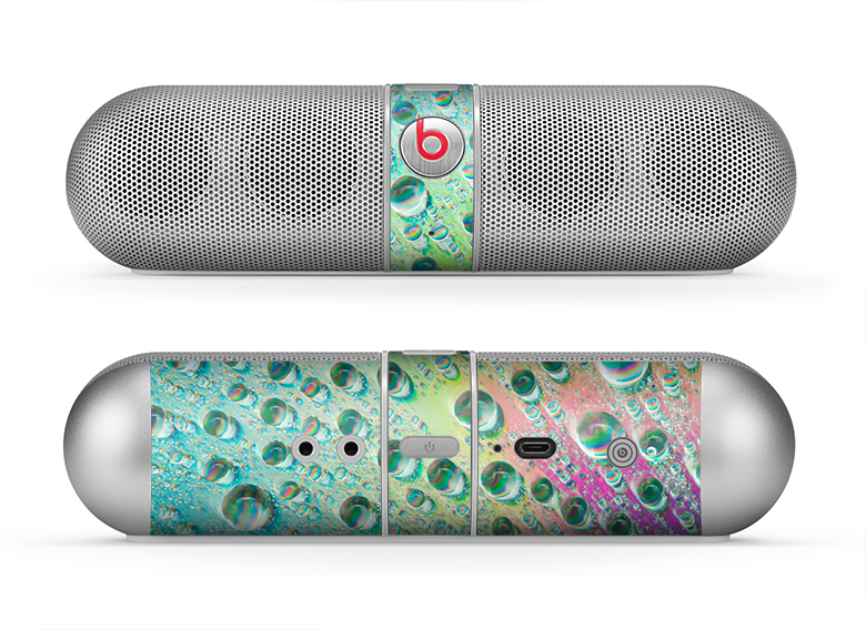 The RainBow WaterDrops Skin for the Beats by Dre Pill Bluetooth Speaker