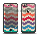 The Rainbow Chevron Over Digital Camouflage Apple iPhone 6/6s Plus LifeProof Fre Case Skin Set