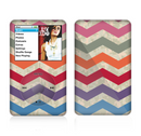 The Rainbow Chevron Over Digital Camouflage Skin For The Apple iPod Classic