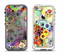 The Rainbow Colored Unfocused Light Circles Apple iPhone 5-5s LifeProof Fre Case Skin Set