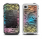 The Rainbow Colored Vector Black Zebra Print Apple iPhone 4-4s LifeProof Fre Case Skin Set