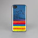 The Rainbow Colored Water Stripes Skin-Sert for the Apple iPhone 4-4s Skin-Sert Case