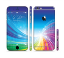 The Rainbow Hd Waves Sectioned Skin Series for the Apple iPhone 6s Plus