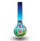 The Rainbow Hd Waves Skin for the Beats by Dre Mixr Headphones
