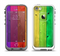 The Rainbow Highlighted Wooden Planks Apple iPhone 5-5s LifeProof Fre Case Skin Set