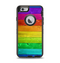 The Rainbow Highlighted Wooden Planks Apple iPhone 6 Otterbox Defender Case Skin Set
