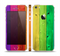 The Rainbow Highlighted Wooden Planks Skin Set for the Apple iPhone 5s
