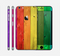 The Rainbow Highlighted Wooden Planks Skin for the Apple iPhone 6 Plus