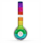 The Rainbow Highlighted Wooden Planks Skin for the Beats by Dre Solo 2 Headphones