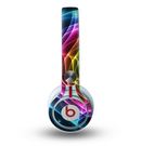 The Rainbow Neon Translucent Vortex Skin for the Beats by Dre Mixr Headphones