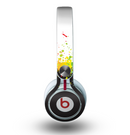 The Rainbow Paint Spatter Skin for the Beats by Dre Mixr Headphones