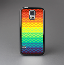 The Rainbow Thin Lined Chevron Pattern Skin-Sert Case for the Samsung Galaxy S5