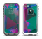 The Raised Colorful Geometric Pattern V6 Apple iPhone 5-5s LifeProof Fre Case Skin Set