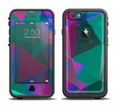 The Raised Colorful Geometric Pattern V6 Apple iPhone 6/6s LifeProof Fre Case Skin Set