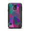 The Raised Colorful Geometric Pattern V6 Samsung Galaxy S5 Otterbox Commuter Case Skin Set