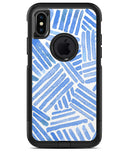 The Random Blue Watercolor Strokes 3 - iPhone X OtterBox Case & Skin Kits