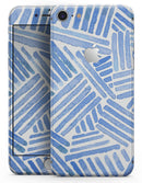 The Random Blue Watercolor Strokes - Skin-kit for the iPhone 8 or 8 Plus