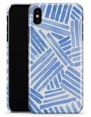 The Random Blue Watercolor Strokes - iPhone X Clipit Case