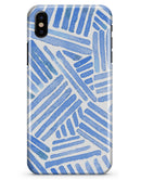 The Random Blue Watercolor Strokes - iPhone X Clipit Case