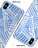 The Random Blue Watercolor Strokes - iPhone X Clipit Case