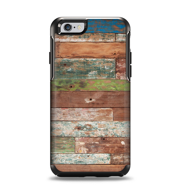 The Raw Vintage Wood Panels Apple iPhone 6 Otterbox Symmetry Case Skin Set