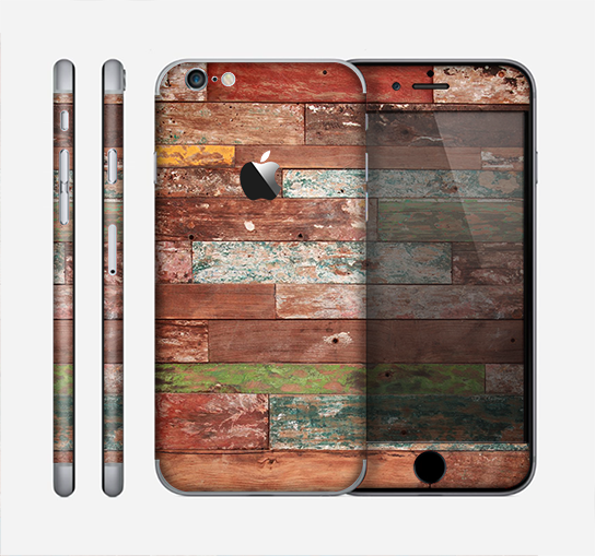 The Raw Vintage Wood Panels Skin for the Apple iPhone 6