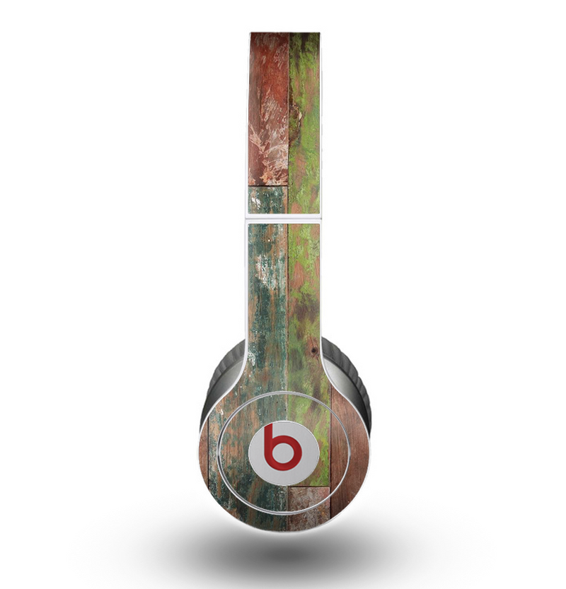 The Raw Vintage Wood Panels Skin for the Beats by Dre Original Solo-Solo HD Headphones
