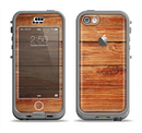 The Raw WoodGrain Apple iPhone 5c LifeProof Nuud Case Skin Set