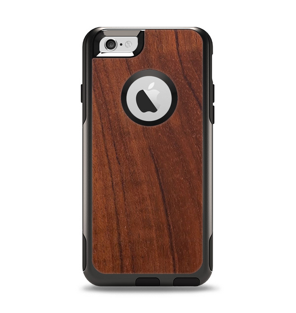 The Raw Wood Grain Texture Apple iPhone 6 Otterbox Commuter Case Skin Set