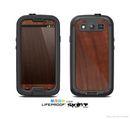 The Raw Wood Grain Texture Skin For The Samsung Galaxy S3 LifeProof Case
