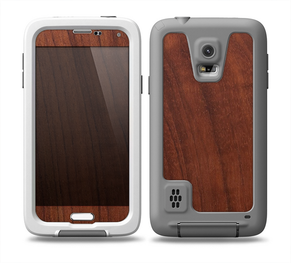The Raw Wood Grain Texture Skin for the Samsung Galaxy S5 frē LifeProof Case