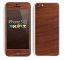 The Raw Wood Grain Texture Skin for the Apple iPhone 5c