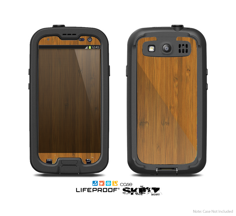 The Real Bamboo Wood Skin For The Samsung Galaxy S3 LifeProof Case