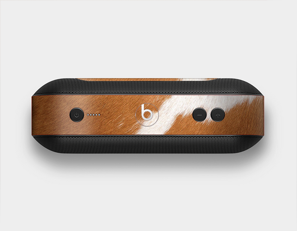 The Real Brown Cow Coat Texture Skin Set for the Beats Pill Plus