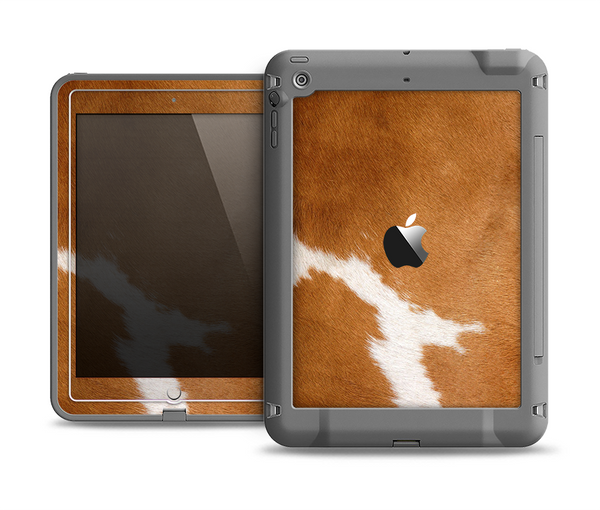 The Real Brown Cow Coat Texture Apple iPad Air LifeProof Fre Case Skin Set