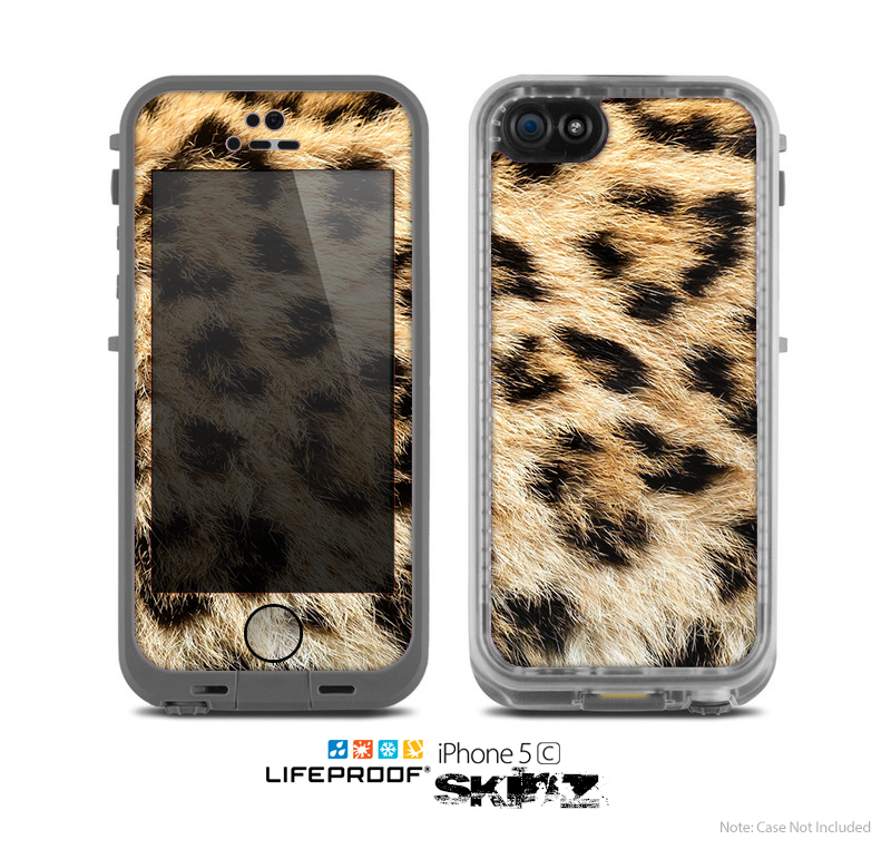 The Real Cheetah Animal Print Skin for the Apple iPhone 5c LifeProof Case