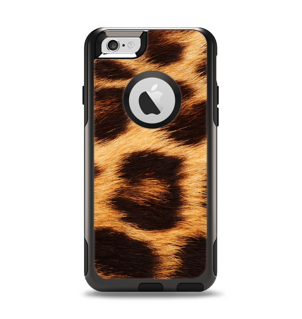 The Real Cheetah Print Apple iPhone 6 Otterbox Commuter Case Skin Set
