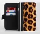 The Real Cheetah Print Ink-Fuzed Leather Folding Wallet Credit-Card Case for the Apple iPhone 6/6s, 6/6s Plus, 5/5s and 5c