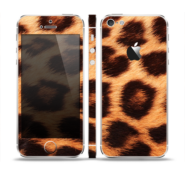 The Real Cheetah Print Skin Set for the Apple iPhone 5