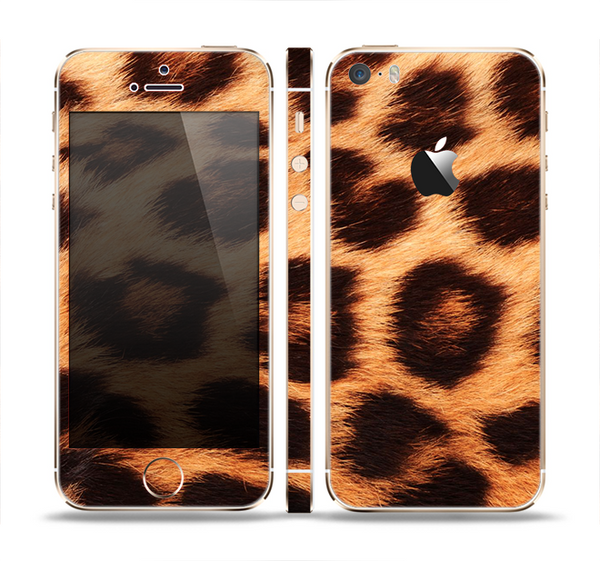 The Real Cheetah Print Skin Set for the Apple iPhone 5s