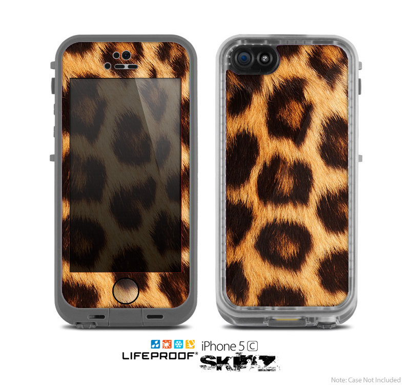 The Real Cheetah Print Skin for the Apple iPhone 5c LifeProof Case