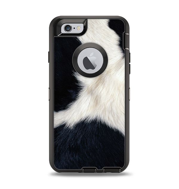 The Real Cowhide Texture Apple iPhone 6 Otterbox Defender Case Skin Set