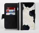 The Real Cowhide Texture Ink-Fuzed Leather Folding Wallet Credit-Card Case for the Apple iPhone 6/6s, 6/6s Plus, 5/5s and 5c