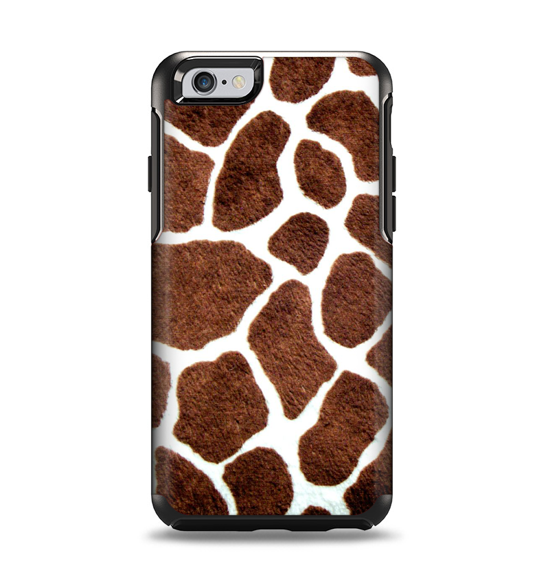 The Real Giraffe Animal Print Apple iPhone 6 Otterbox Symmetry Case Skin Set