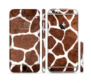 The Real Giraffe Animal Print Sectioned Skin Series for the Apple iPhone 6s Plus