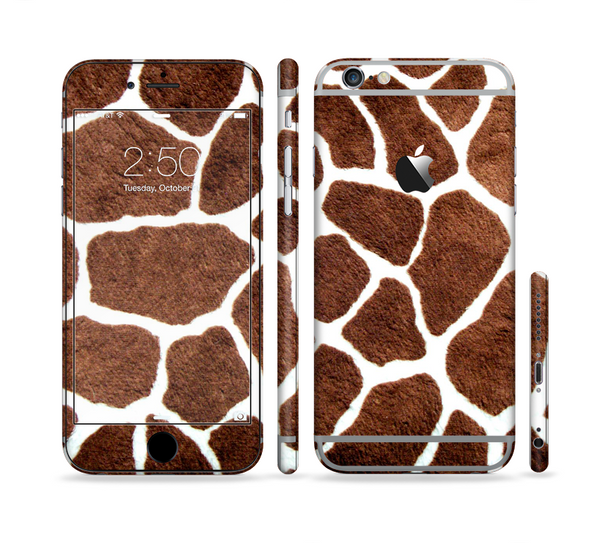 The Real Giraffe Animal Print Sectioned Skin Series for the Apple iPhone 6