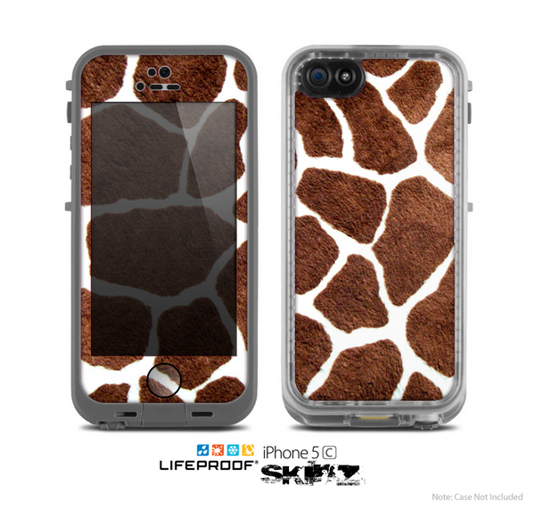 The Real Giraffe Animal Print Skin for the Apple iPhone 5c LifeProof Case