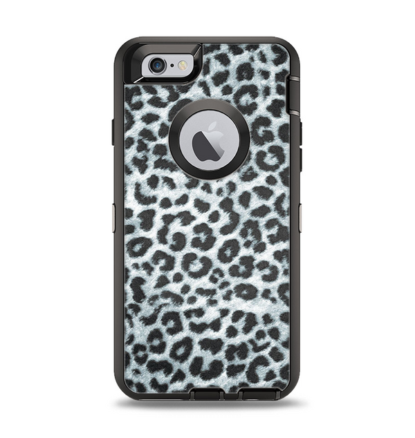 The Real Leopard Animal Print Apple iPhone 6 Otterbox Defender Case Skin Set