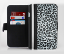 The Real Leopard Animal Print Ink-Fuzed Leather Folding Wallet Credit-Card Case for the Apple iPhone 6/6s, 6/6s Plus, 5/5s and 5c