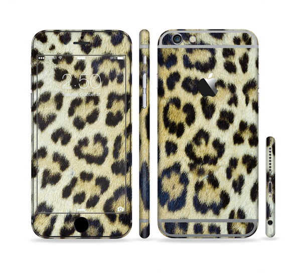 The Real Leopard Hide V3 Sectioned Skin Series for the Apple iPhone 6